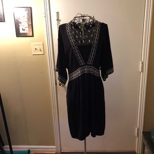 Like new black & white sweater dress.